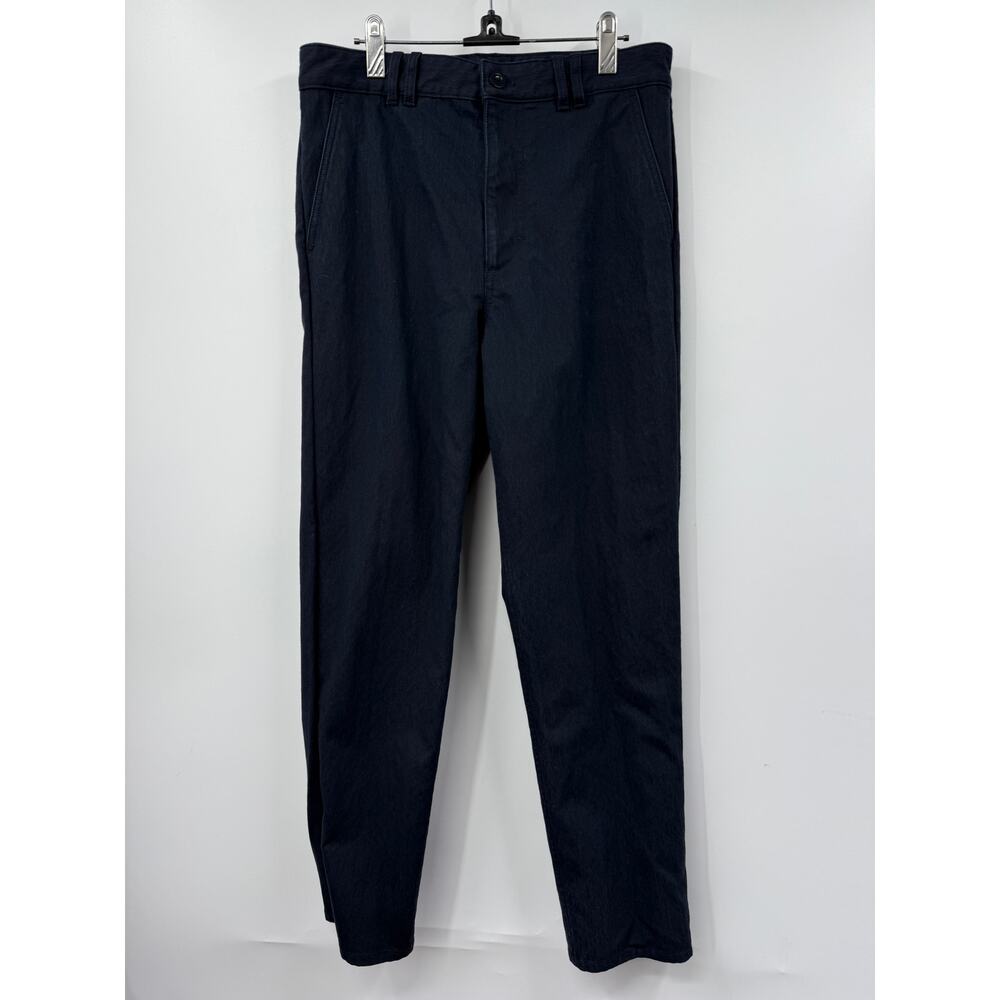 COS Pants Womens Navy Blue Chino Straight Leg Stretch Trousers Size 8